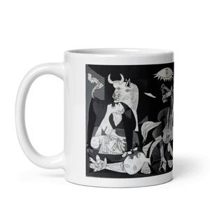Vintage Pablo Picasso Guernica 1937 Mug 2000 Licensed Art Reproduction 11oz